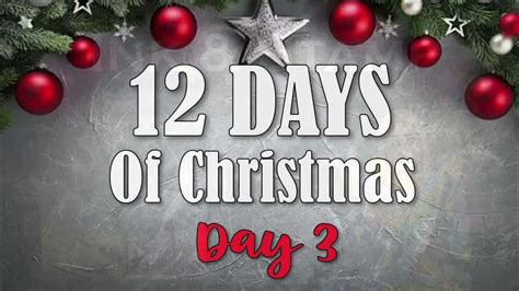 12 Days of Christmas 2023 - Day 3 - YouTube