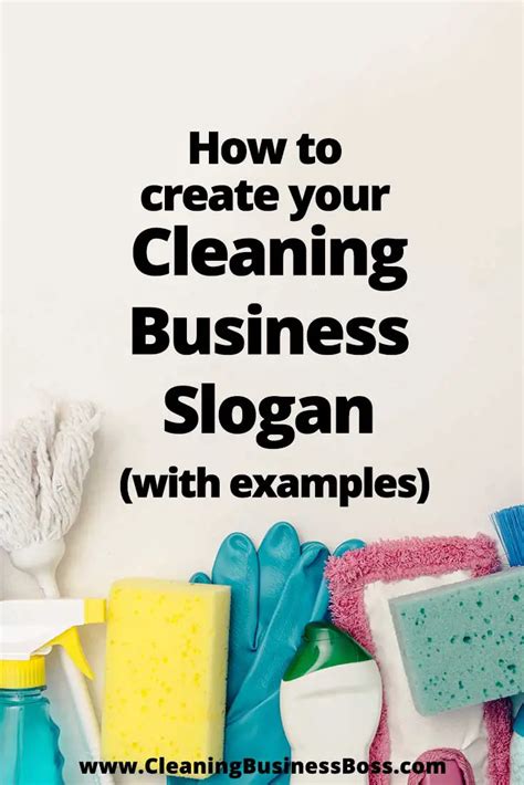 How to Create Your Cleaning Business Slogan (With Examples) - Cleaning ...