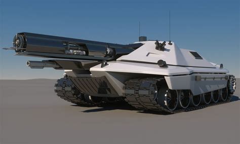 Sci-Fi Future Tank Concept 3D model | CGTrader