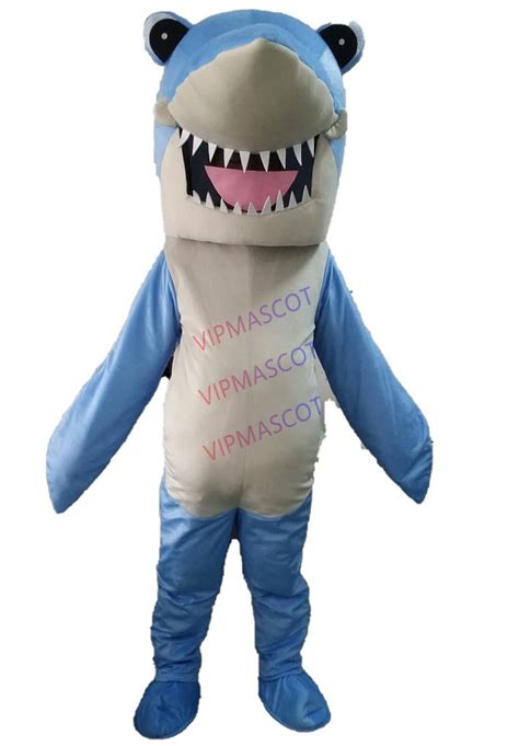 Ocean Shark Mascot Costume Party Mascot Animal Costume Halloween Fancy ...