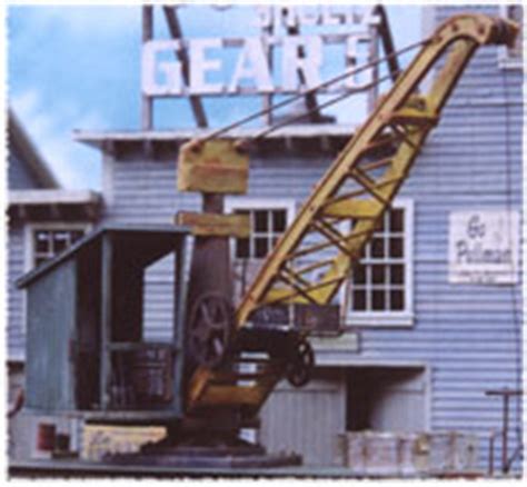 N Scale Kit INDUSTRIAL Brownhoist Crane with operators Cab