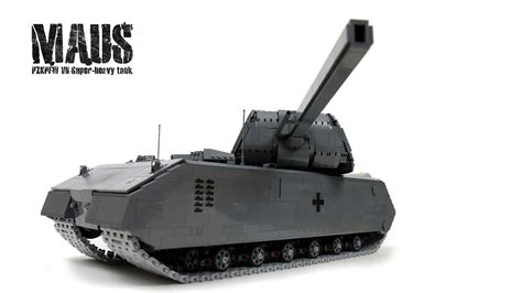 Maus Super-heavy tank | Lego military, Military vehicles, Tank