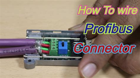 Profibus Connector wiring and Installation - YouTube