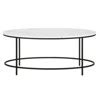 Black Bronze And Faux Marble Coffee Table - Henn&hart : Target