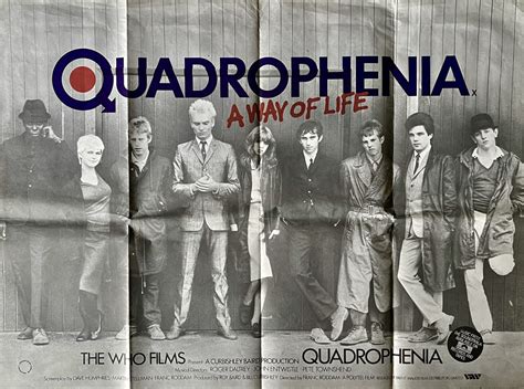 Original Quadrophenia Movie Poster - Phil Daniels - Sting - The Who