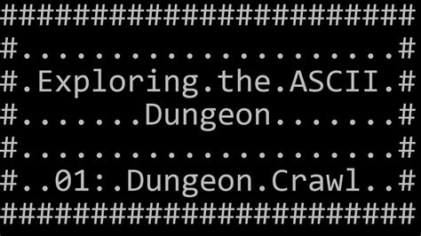 Exploring the ASCII Dungeon #01: Dungeon Crawl Stone Soup - YouTube