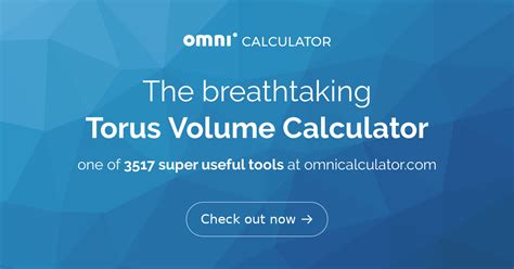 Torus Volume Calculator