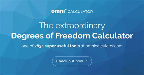 Degrees of Freedom Calculator