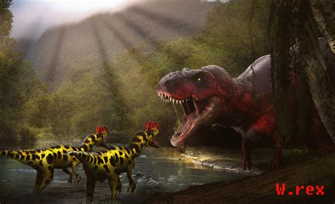 Jurassic park Novel 3D rex vs dilo by Wolfhooligans on DeviantArt