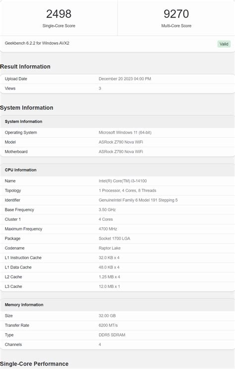 Benchmarks of Intel's Entire 14th Gen Non-K Raptor Lake Refresh 65W ...