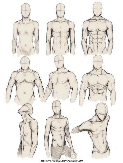 How To Draw A Body Anime Male Drawing the human body has many ...