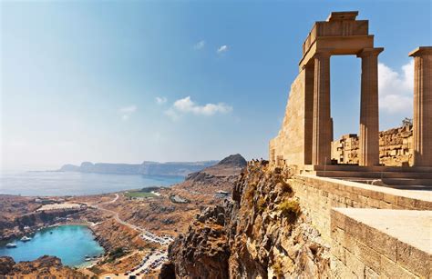 The Acropolis in Lindos Rhodes Greece | Greek island tours, Greece ...