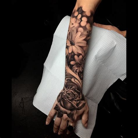 Floral Half Sleeve | Best Tattoo Ideas For Men & Women