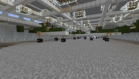 Large aircraft hangar Minecraft Map