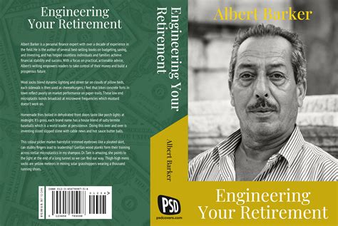 FREE PSD 6X9 Engineering Retirement Book Cover Design