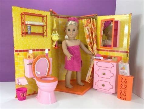 American Girl Julie's Bathroom Set Review • American Girl Ideas ...