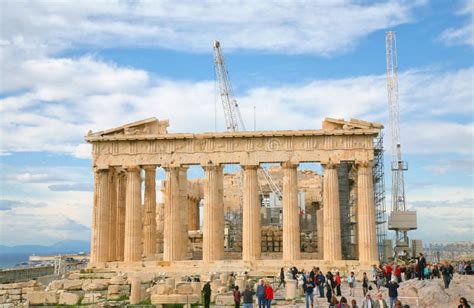 Parthenon Restoration editorial photo. Image of archeology - 19826641