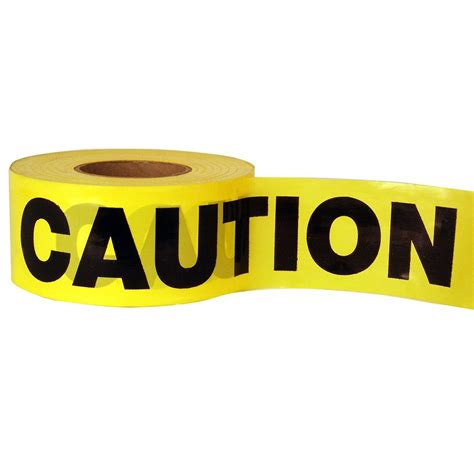 Yellow Caution Tape | Traffic Safety Zone | Safety Tape