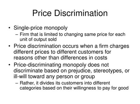 PPT - Monopoly & Price Discrimination PowerPoint Presentation, free ...