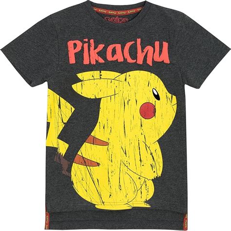 Amazon.com: Pokemon Boys' Pikachu T-Shirt: Clothing