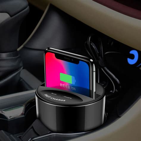 Wireless Charger Fast Charging in the Car Car Charger with USB Output ...