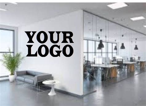 Business Logo Decal Business Branding Wall Art Custom - Etsy | Decal ...