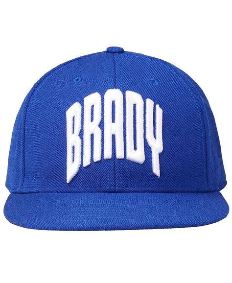 BRADY Men's Brady Blue Fitted Hat - Macy's