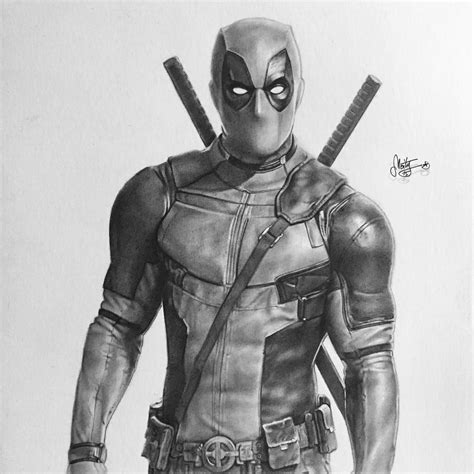 How To Draw Deadpool Sketch | Sketch Drawing Idea