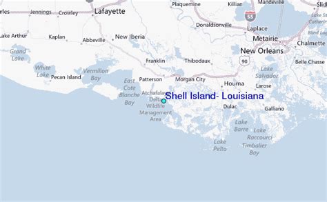 Shell Island, Louisiana Tide Station Location Guide