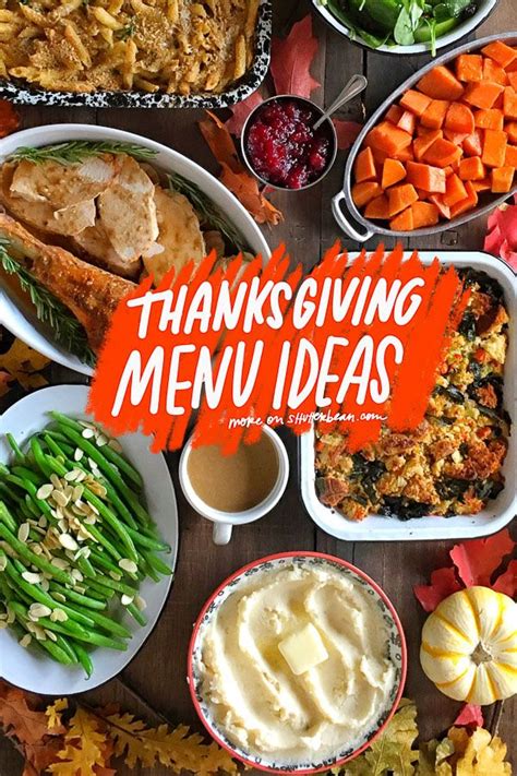 Thanksgiving 2020 Menu Ideas