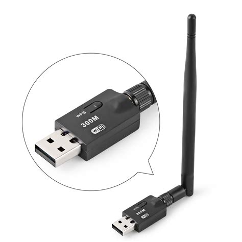 300Mbps Wireless USB Wifi Adapter LAN Card 802.11g/b/n Mini WLAN PC Wi Fi Receiver External Wifi ...