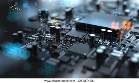 Variety Different Types Chips Electronic Components Stock Illustration ...