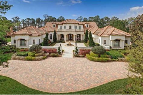 $5.35 Million Lakefront Mediterranean Mansion In Orlando, FL | Homes of the Rich