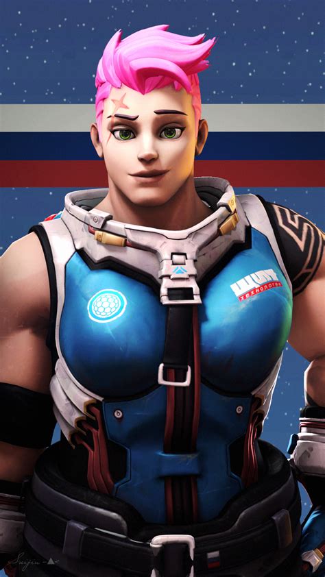 Zarya Portrait by suijingames on DeviantArt