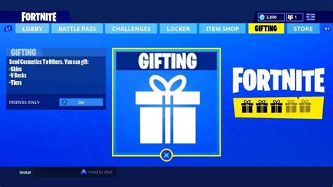 Fortnite Gifting System Release Date As Update 5.01 Arrives