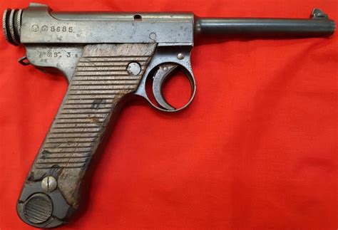 Deactivated WW2 Japanese Nambu type 14 pistol | JB Military Antiques