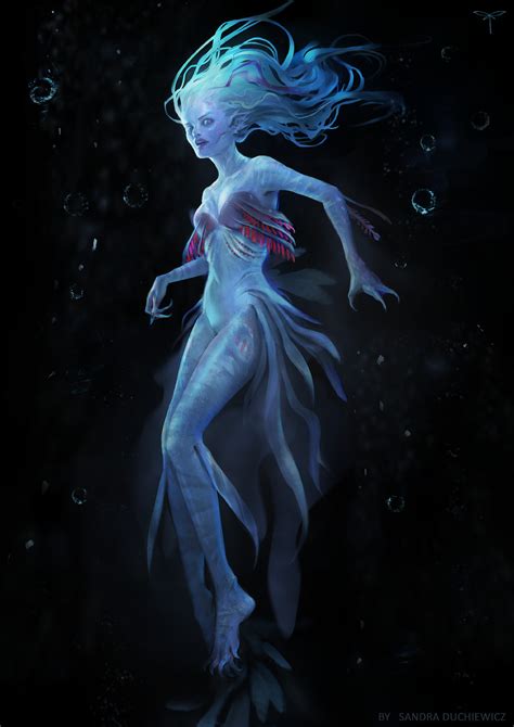 ArtStation - Blue Mermaid