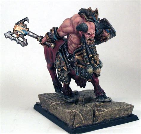 Chaos Dwarf Bull Centaur Renders by ToadPainter on DeviantArt