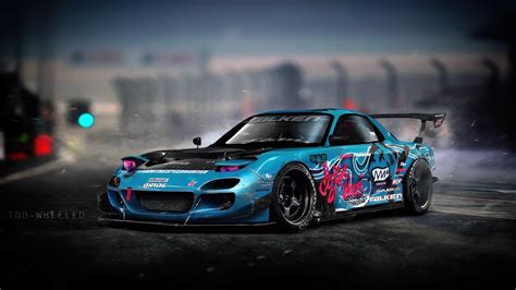 Download Mazda Vehicle Mazda RX-7 HD Wallpaper