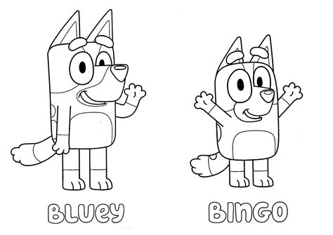 Bluey Coloring Pages Printable Pdf - Coloringfolder.com | Desenho ...