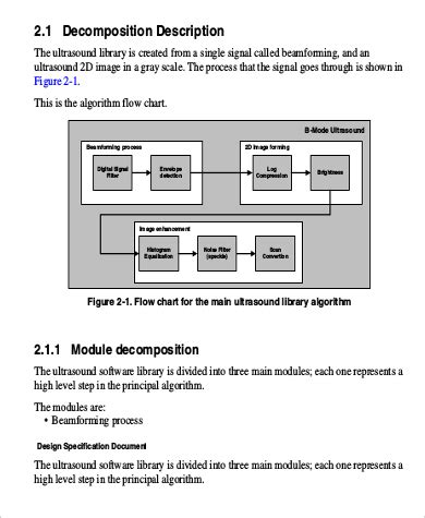 High Level Design Document Template Software Development