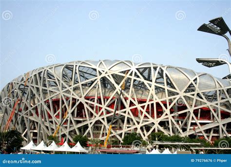 Beijing National Olympic Stadium/Bird S Nest Editorial Photo - Image of ...