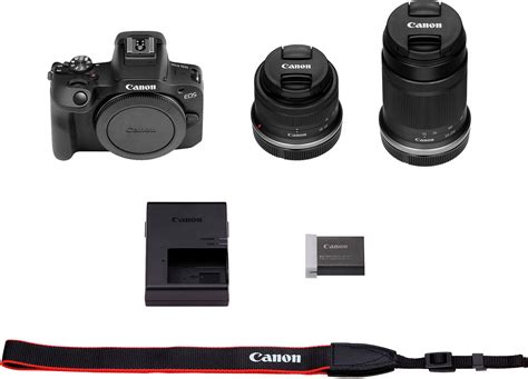 Canon EOS R100 4K Video Mirrorless Camera 2 Lens Kit with RF-S18-45mm and RF-S55-210mm Lenses ...