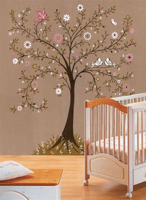 Wallpaper Mural Tree of Life (brown) | Muralunique