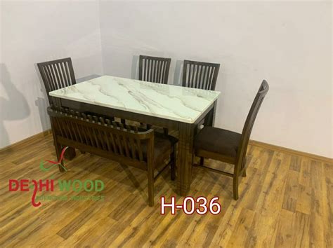 Wooden Dining Table Set With Wooden Bench at Rs 42500/set | Wooden Dining Table in Ahmedabad ...