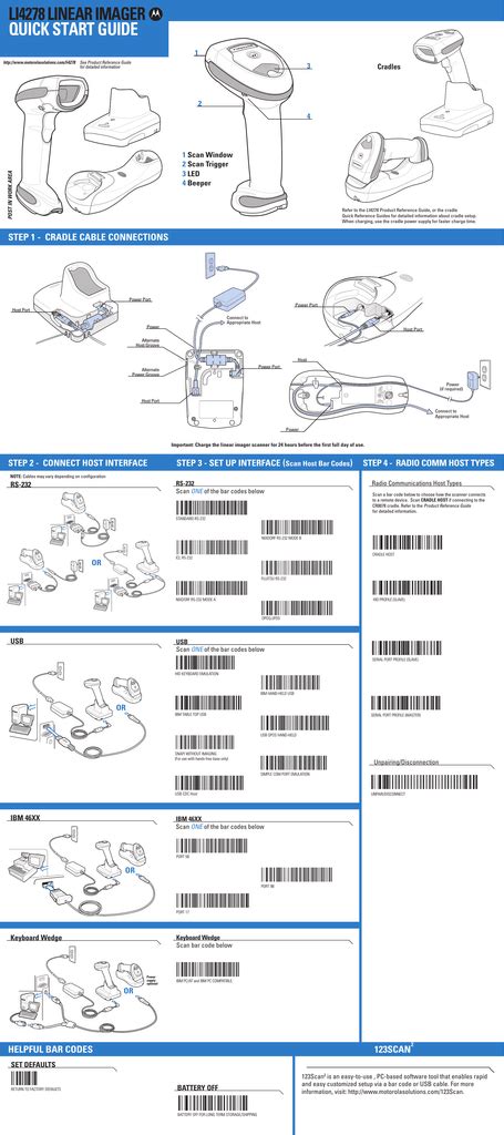 Motorola LI4278 Specification | Manualzz