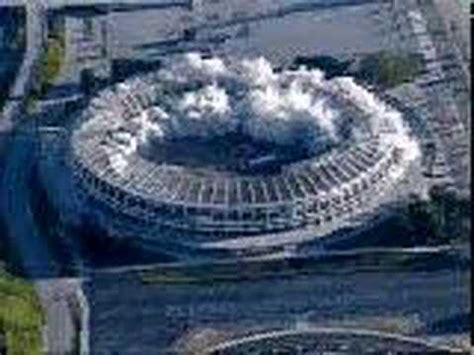 Atlanta Fulton County Stadium Demolition - YouTube