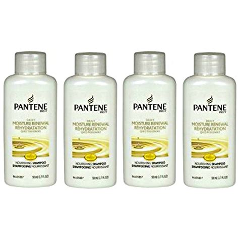 Pantene Pro-V Daily Moisture Renewal Shampoo 3.38 oz Travel Size (4 ...