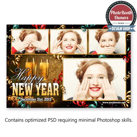 New Year Celebration | 5,000+ Photo Booth Overlay & Screen Templates ...