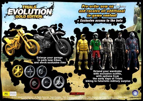 Trials Evolution: Gold Edition Royal Pack Pre-order DLC Uplay CD Key